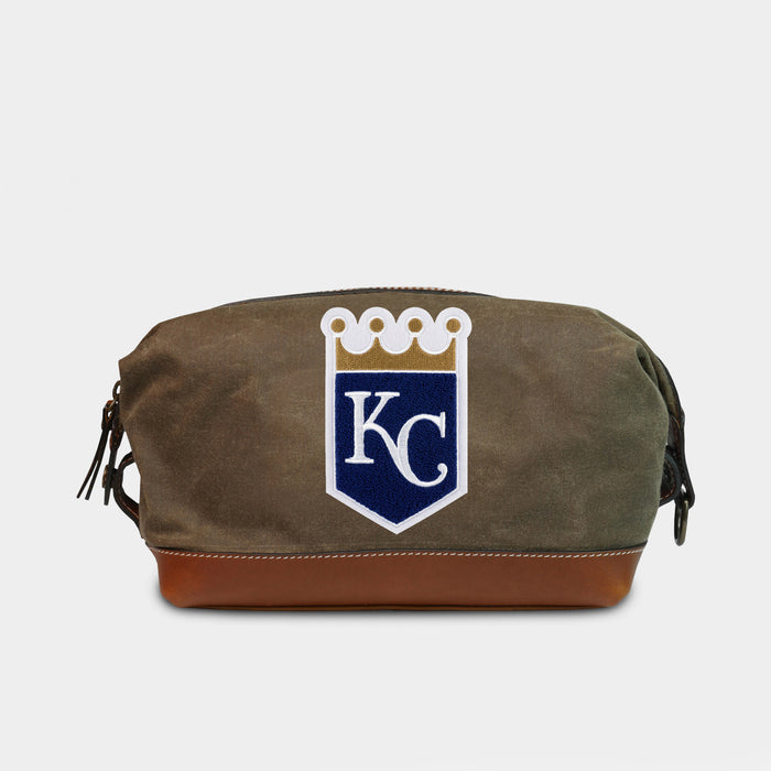 Kansas City Royals Pro Waxed Canvas Dopp Kit