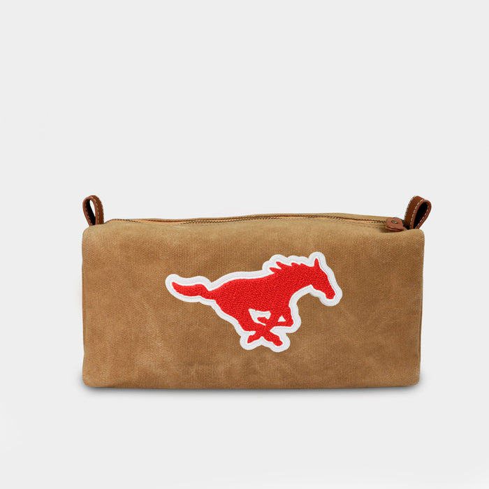 SMU Mustangs Pony Canvas Dopp Kit