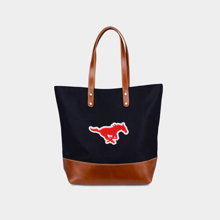 SMU Mustangs Red Pony Tote Bag