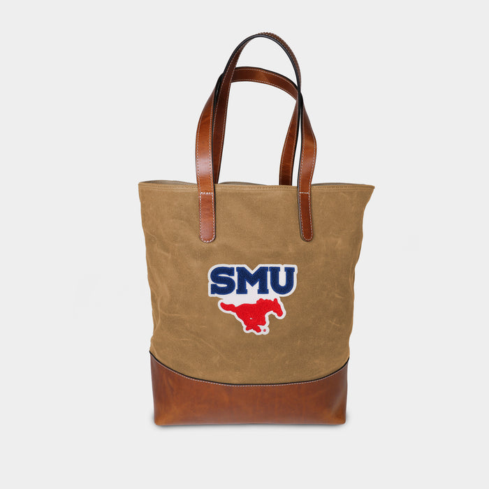 SMU Mustangs Canvas Tote