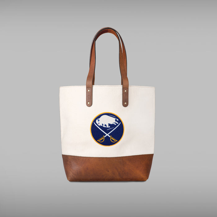 Buffalo Sabres Cream Tote Bag