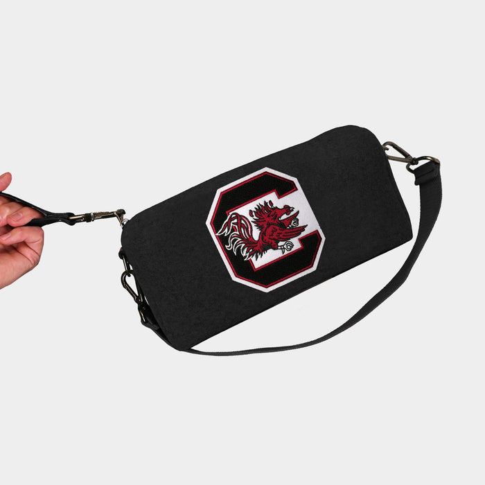 South Carolina Gamecocks Black Wool Locker Room Bag