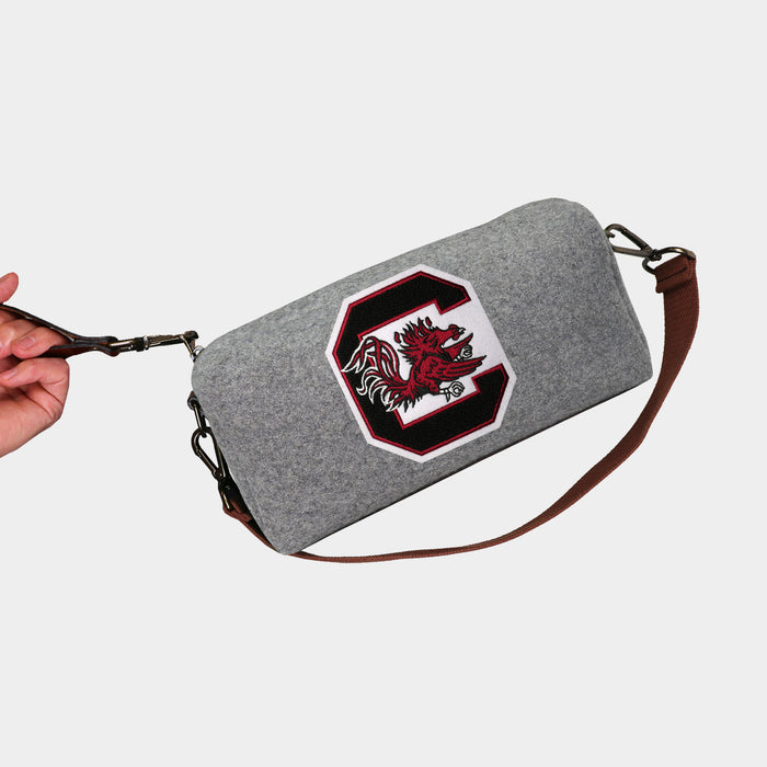 South Carolina Gamecocks Grey Wool Locker Room Bag
