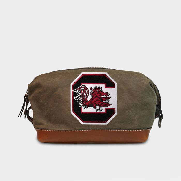 South Carolina Gamecocks Pro Waxed Canvas Dopp Kit