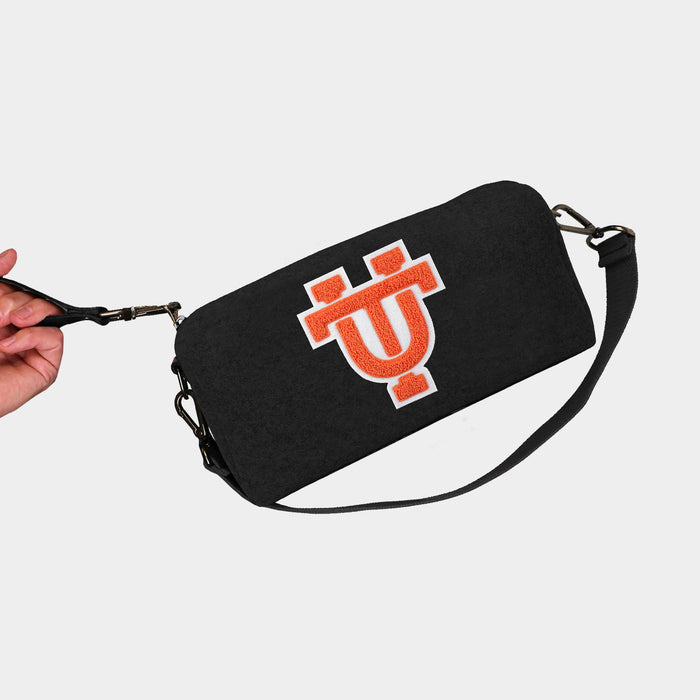 Tennessee Volunteers "UT" Black Wool Locker Room Bag
