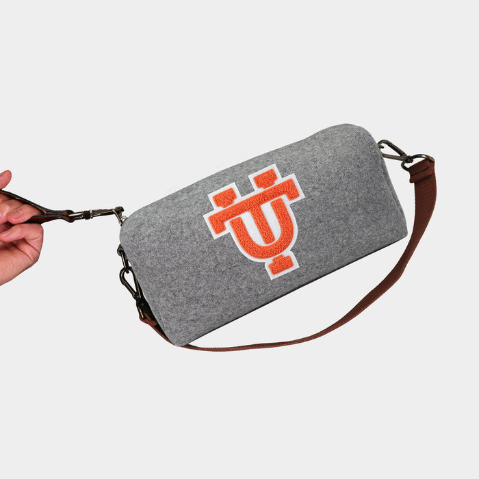Tennessee Volunteers "UT" Grey Wool Locker Room Bag