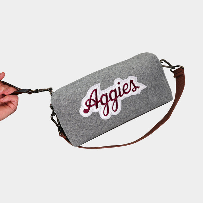 Texas A&M Aggies Grey Wool Locker Room Bag