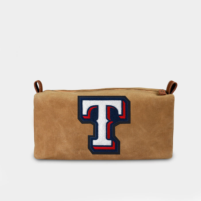 Texas Rangers "T" Canvas Dopp Kit