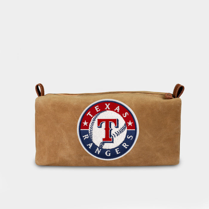 Texas Rangers Canvas Dopp Kit