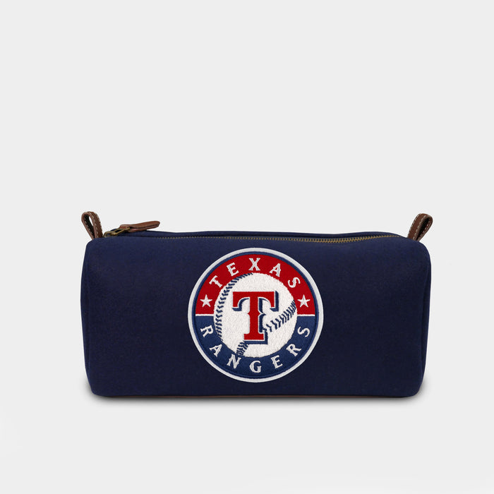 Texas Rangers Navy Wool Dopp Kit