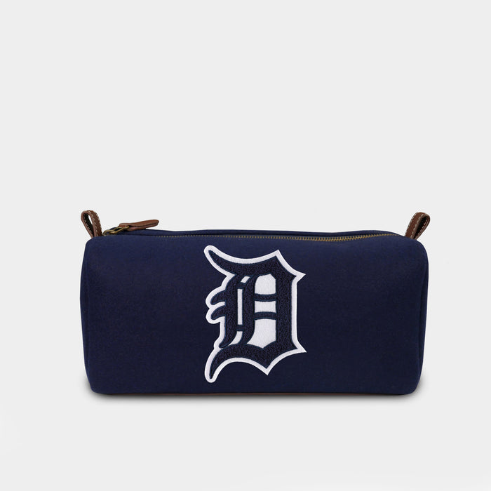 Detroit Tigers Blue "D" Navy Wool Dopp Kit