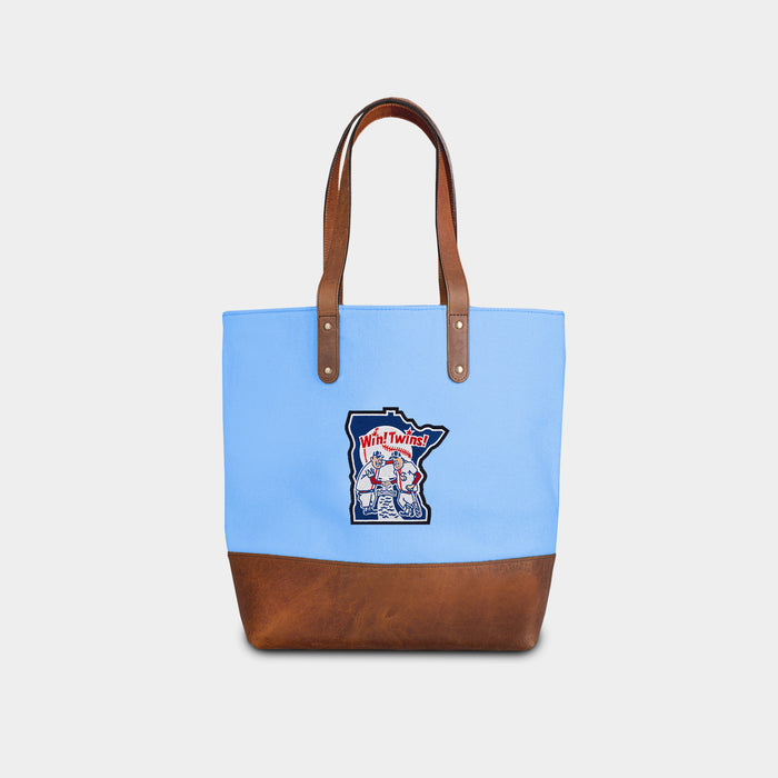 Minnesota Twins Vintage Carolina Blue Tote Bag