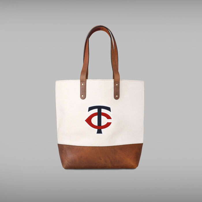 Minnesota Twins "TC" Cream Tote Bag
