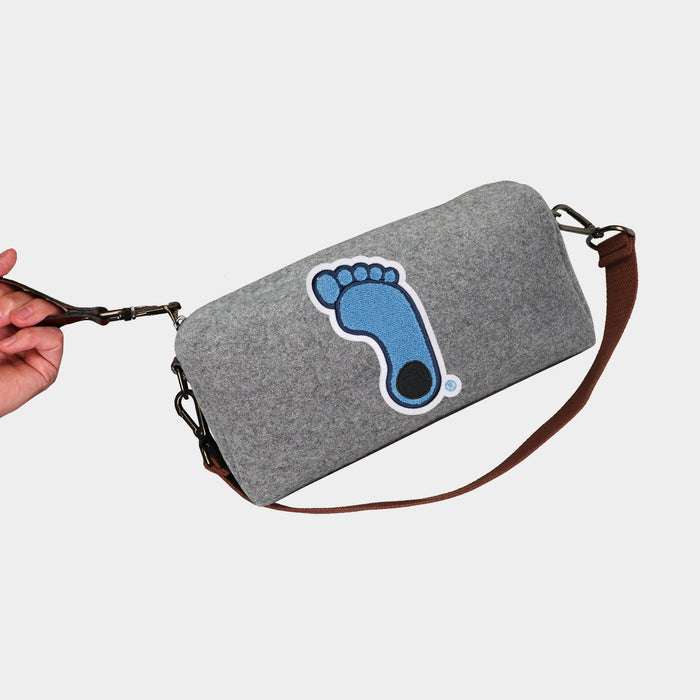 North Carolina Tar Heels Grey Wool Locker Room Bag