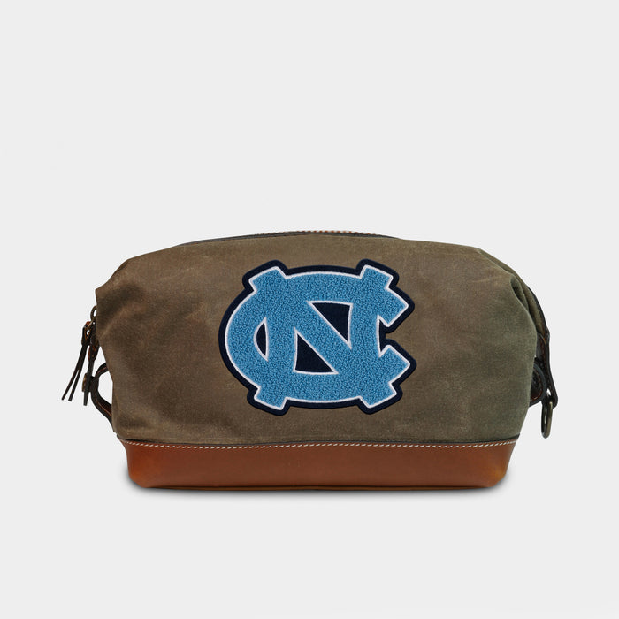 North Carolina Tar Heels "NC" Pro Waxed Canvas Dopp Kit