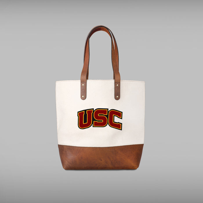 USC Trojans "USC" Cream Tote Bag