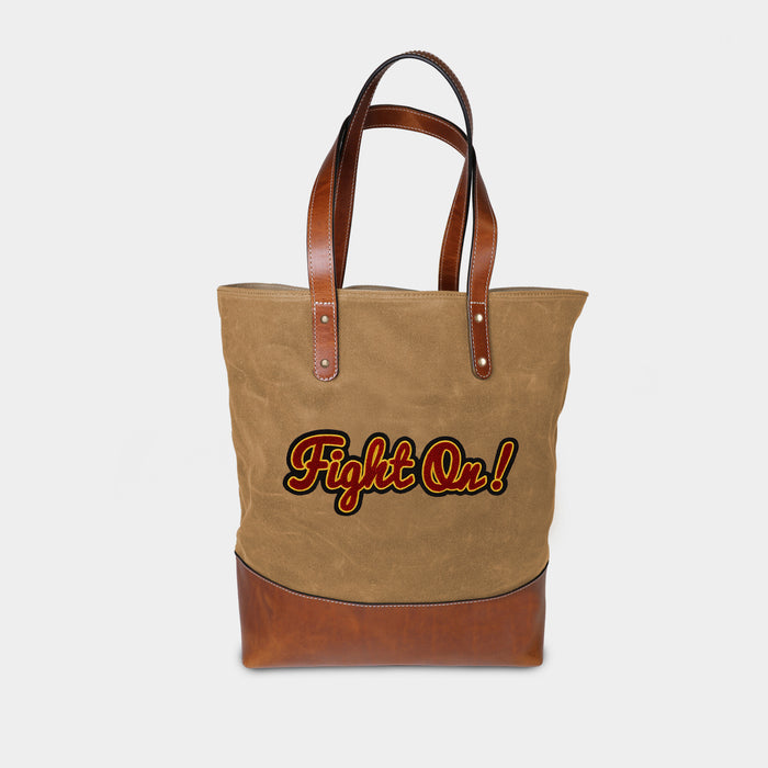 USC Trojans "Fight On" Canvas Tote