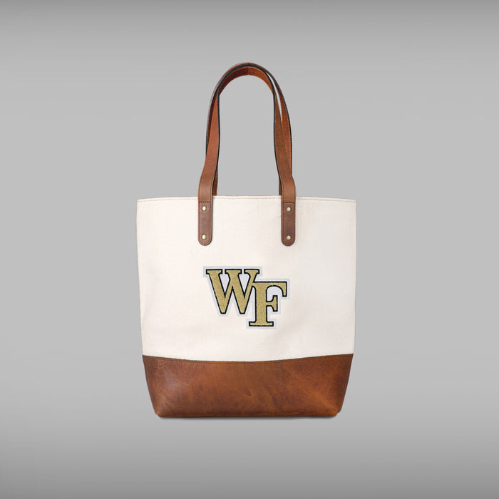 Wake Forest Demon Deacons Cream Tote Bag
