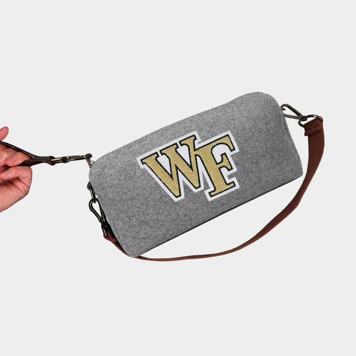 Wake Forest Demon Deacons Grey Wool Locker Room Bag