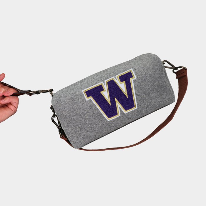 Washington Huskies Grey Wool Locker Room Bag
