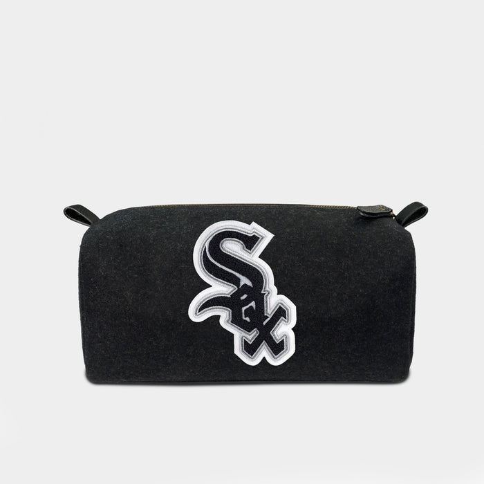 Chicago White Sox Black Wool Dopp Kit
