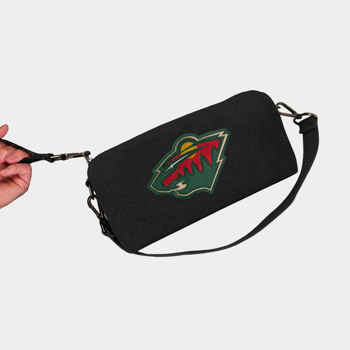Minnesota Wild Black Wool Locker Room Bag