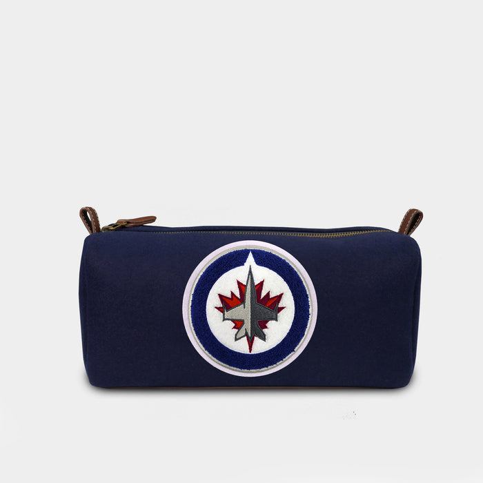Winnipeg Jets Wool Dopp Kit