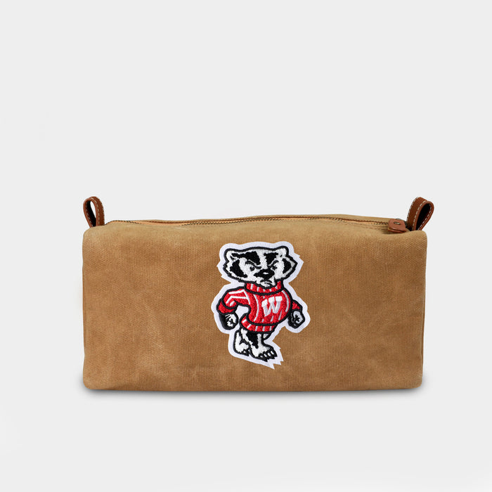 Wisconsin Badgers Canvas Dopp Kit