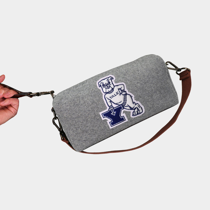 Yale Bulldogs Grey Wool Locker Room Bag
