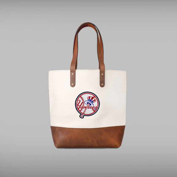 New York Yankees Cream Tote Bag