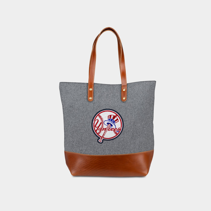 New York Yankees Grey Tote Bag