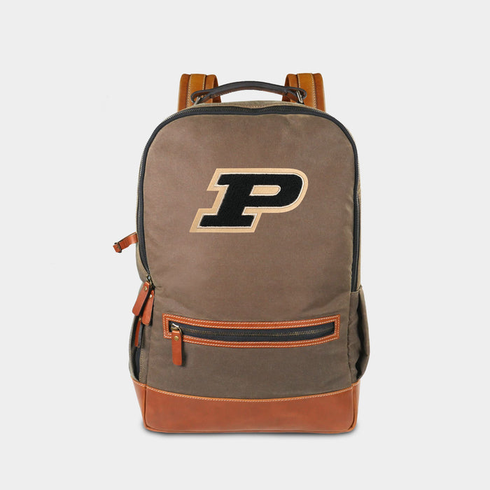Purdue Boilermakers Pro Waxed Canvas Backpack