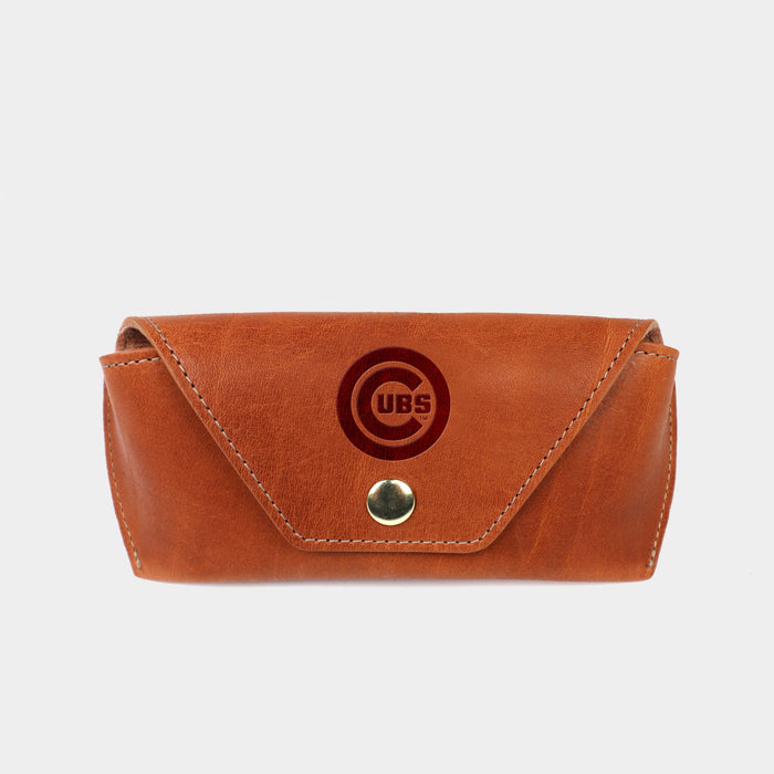 Chicago Cubs Leather Glasses / Sunglasses Snap Case
