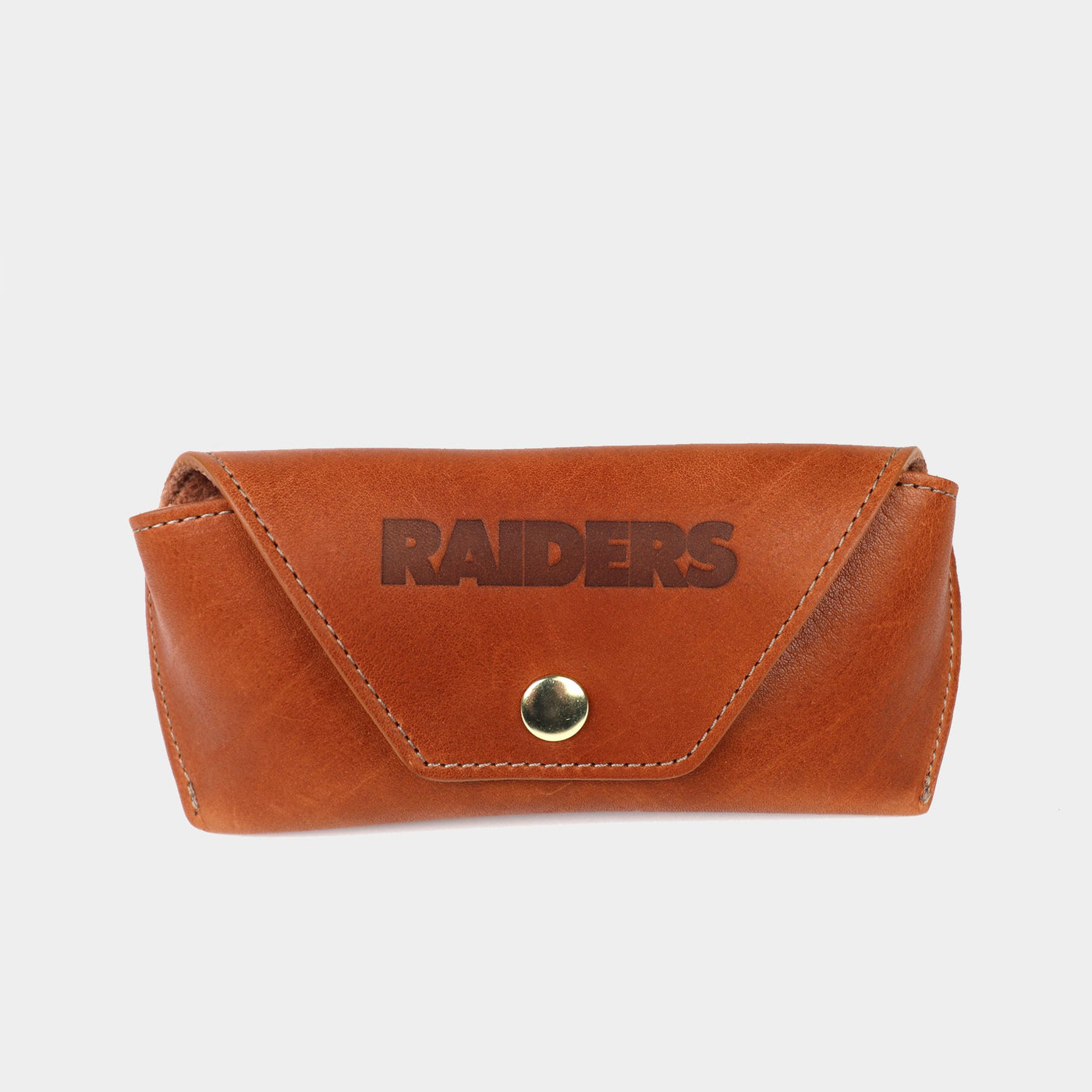 Las Vegas Raiders Leather Eyeglass Case