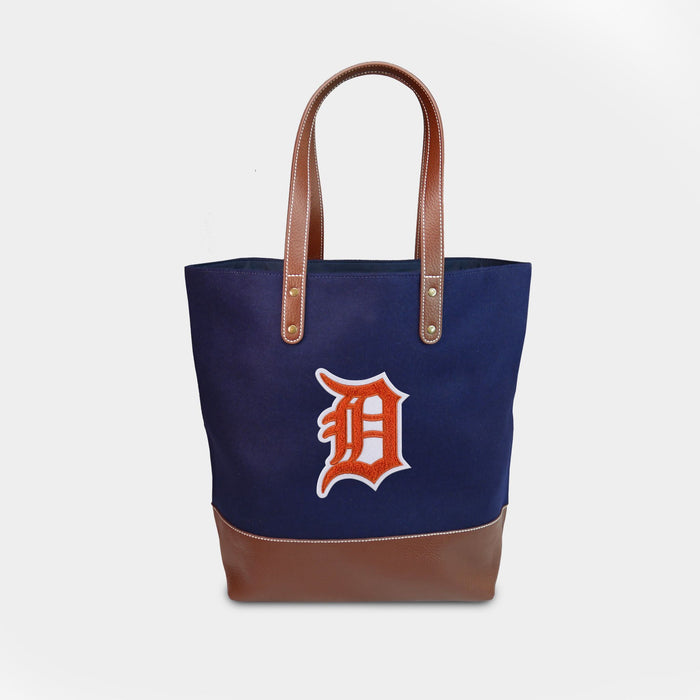 Detroit Tigers Orange D Tote Bag