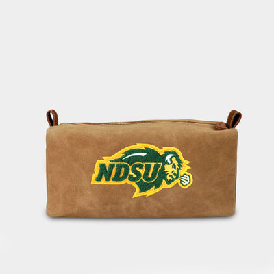 North Dakota State Bison Waxed Canvas Dopp Kit