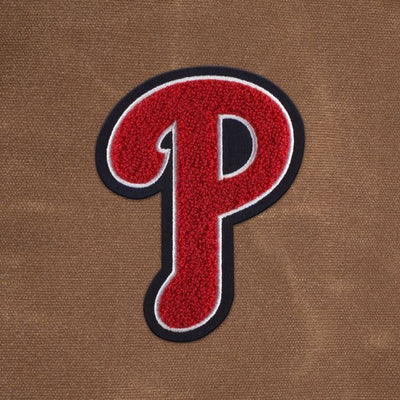 Philadelphia Phillies "P" Waxed Canvas Field Bag