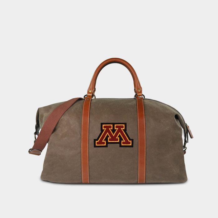 Minnesota Golden Gophers "M" Pro Waxed Canvas Duffle Bag