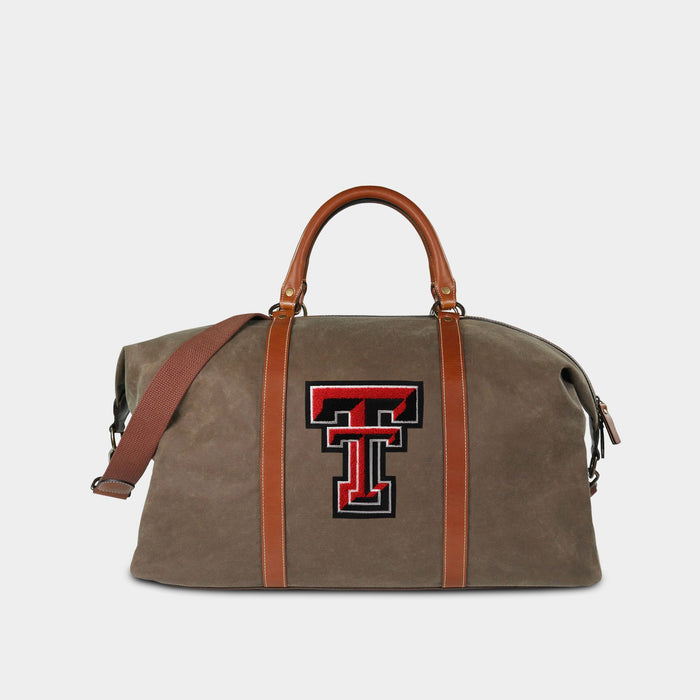 Texas Tech Red Raiders Pro Waxed Canvas Duffle Bag