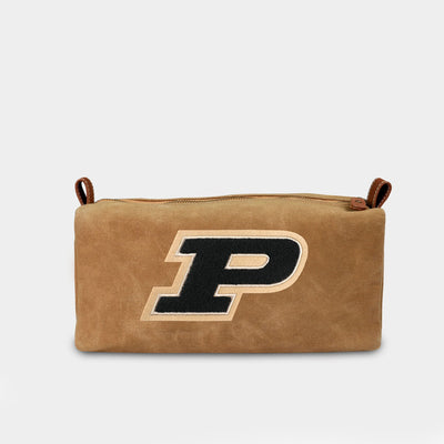 Purdue Boilermakers Waxed Canvas Dopp Kit