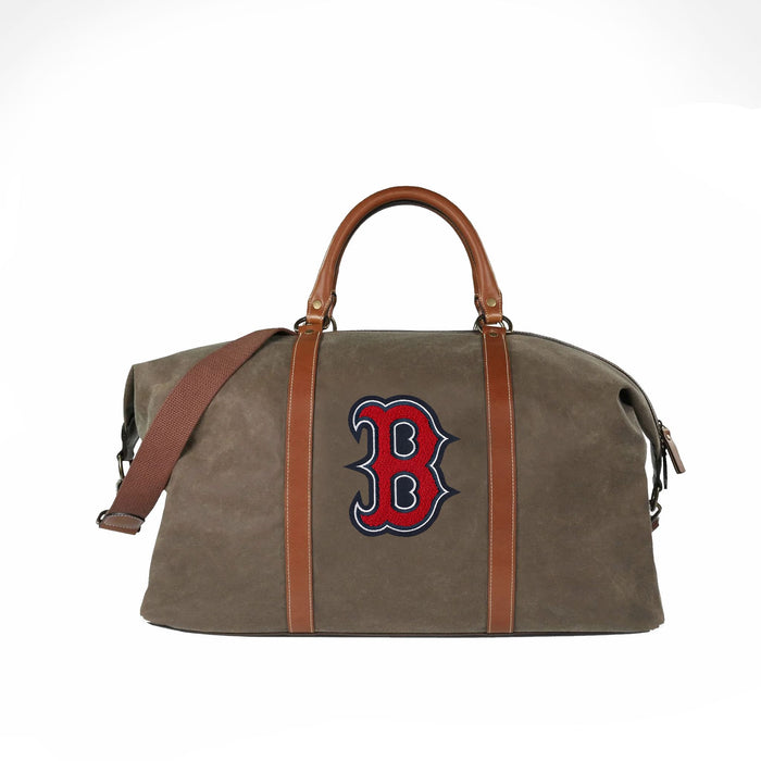 Boston Red Sox "B" Pro Waxed Canvas Duffle Bag