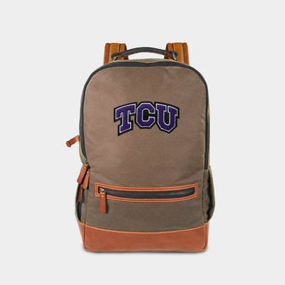 TCU Horned Frogs Pro Waxed Canvas Backpack