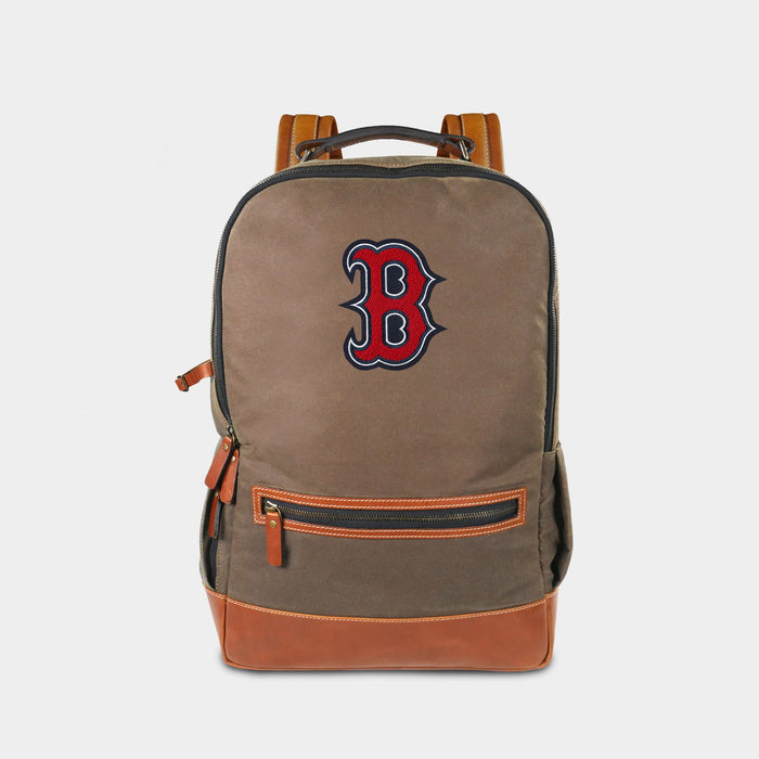 Boston Red Sox "B" Pro Waxed Canvas Backpack