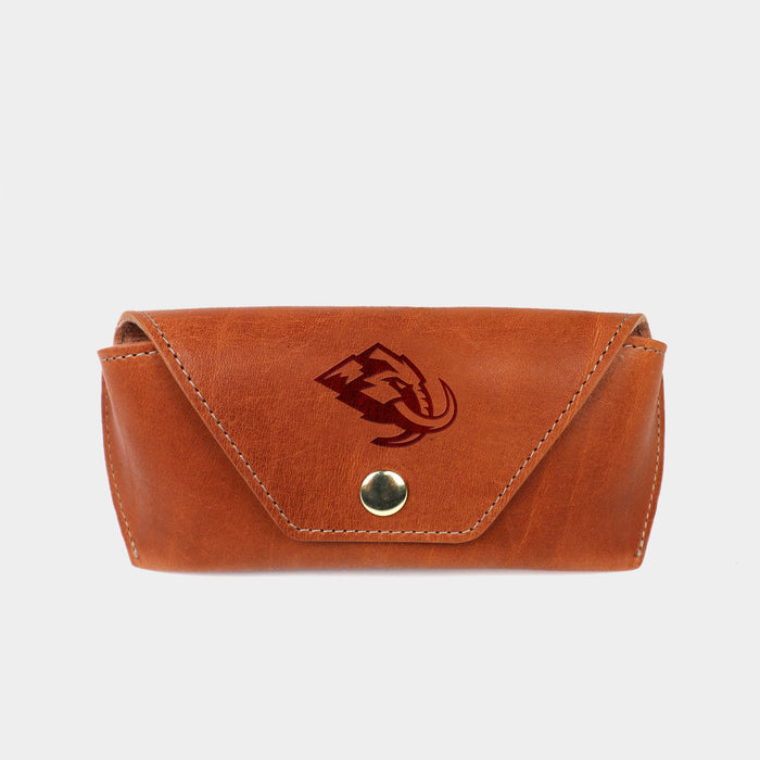 Utah Mammoth Leather Glasses / Sunglasses Snap Case