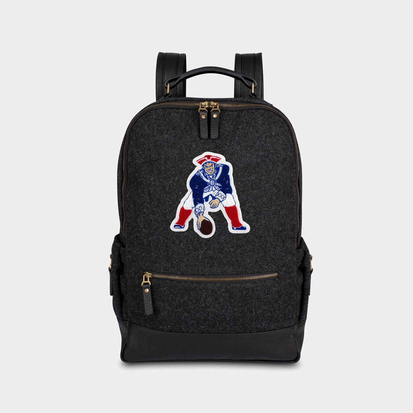 New England Patriots "Pat Patriot" Wool Backpack