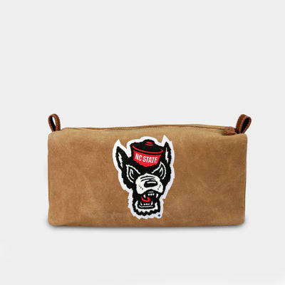 NC State Wolfpack Waxed Canvas Dopp Kit