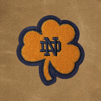 Notre Dame Fighting Irish "Shamrock" Waxed Canvas Field Bag