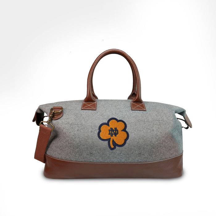 Notre Dame Fighting Irish Small Gold "Shamrock" Duffle Bag