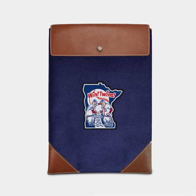 Minnesota Twins Cooperstown Collection "Win! Twins!" Laptop Folio Sleeve