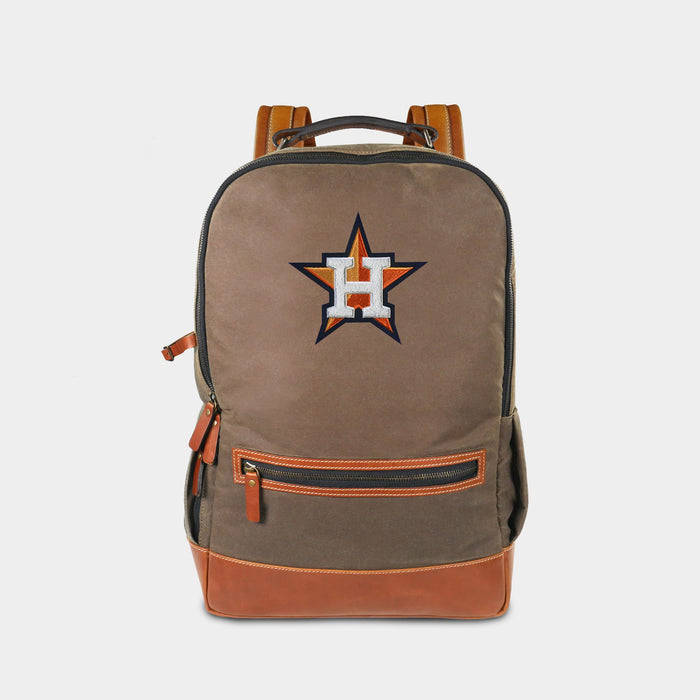 Houston Astros "H" Pro Waxed Canvas Backpack